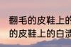 翻毛的皮鞋上的白渍怎么擦干净 翻毛的皮鞋上的白渍如何擦干净