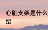 心脏支架是什么材料做的 心脏支架介绍