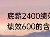 底薪2400绩效600啥意思 底薪2400绩效600的含义