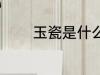 玉瓷是什么材质 玉瓷的简介