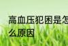 高血压犯困是怎么了 高血压犯困是什么原因