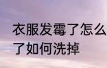 衣服发霉了怎么洗掉小妙招 衣服发霉了如何洗掉