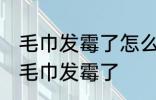 毛巾发霉了怎么洗掉小窍门 如何解决毛巾发霉了