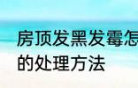 房顶发黑发霉怎么处理 房顶发黑发霉的处理方法