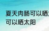 夏天肉肠可以晒太阳吗 夏天肉肠可不可以晒太阳