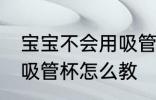 宝宝不会用吸管杯怎么办 宝宝不会用吸管杯怎么教