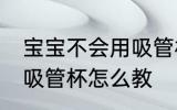 宝宝不会用吸管杯怎么办 宝宝不会用吸管杯怎么教