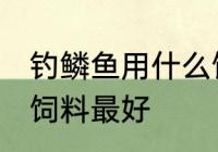钓鳞鱼用什么饲料最好 钓鳞鱼用哪些饲料最好