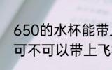 650的水杯能带上飞机吗 650的水杯可不可以带上飞机