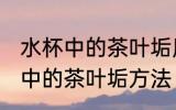 水杯中的茶叶垢用什么清洗 清洗水杯中的茶叶垢方法