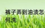 裤子弄到油渍怎么洗 裤子弄到油渍如何洗